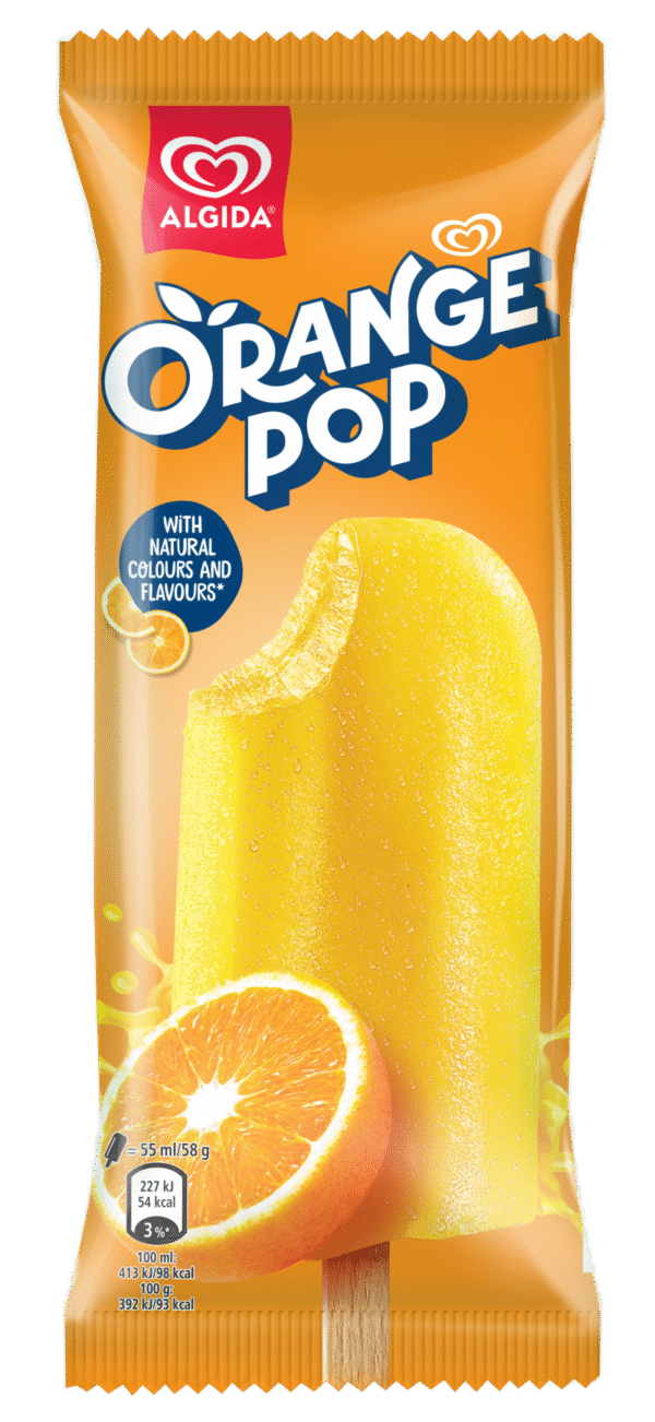 ORANGE POP 50szt x 55ml ALGIDA