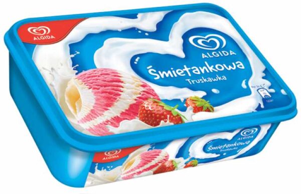 SMIETANKA TRUSKAWKA 1L (6szt).