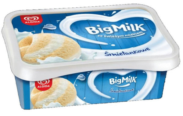 BIG MILK ŚMIETANKOWE 900ml (6szt) ALGIDA.