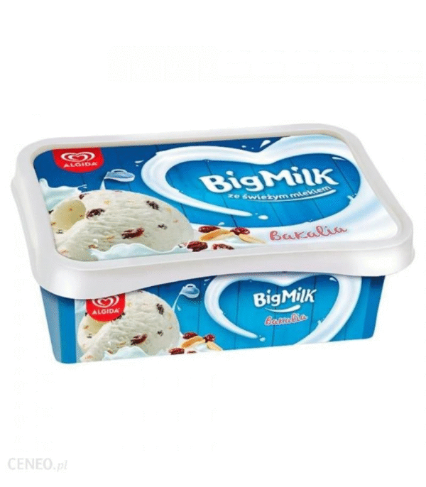 BIG MILK BAKALIA 900ml (6szt) ALGIDA.