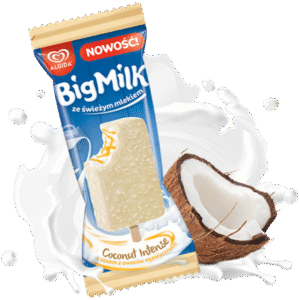 BIG MILK KOKOS INTENSE (30szt) ALGIDA.