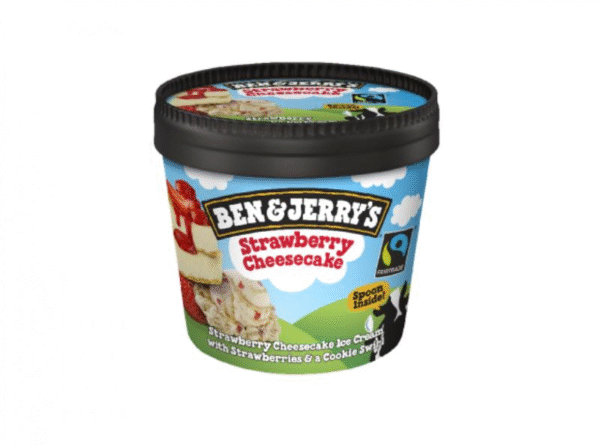 B&J STRAW CHEESCAKE 12x100ml.