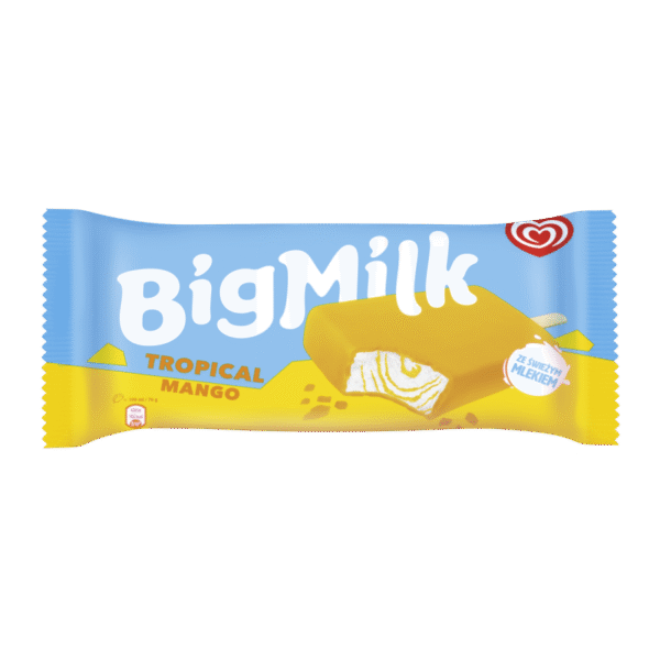 BIG MILK TROPICAL MANGO (30szt x 100ml) ALGIDA