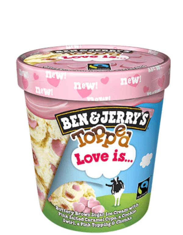 B&J LOVE IS (8x470ml).