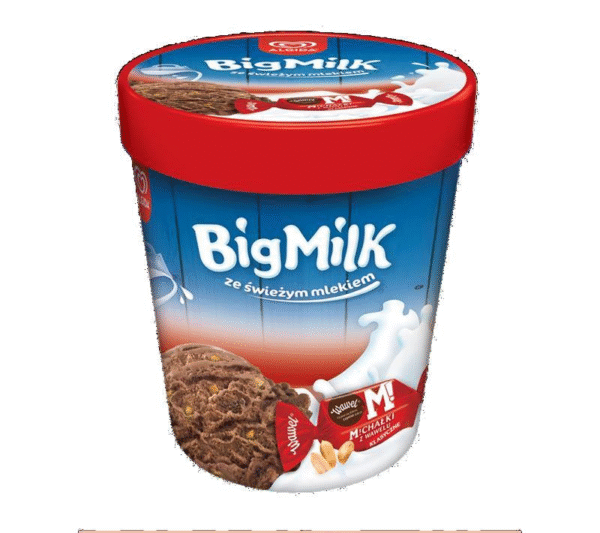 BIG MILK MICHALEK KUBEŁEK (8x450ml) ALGIDA.