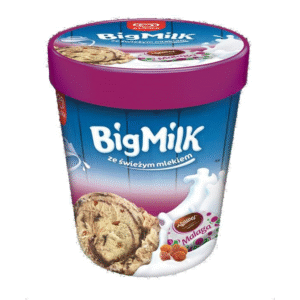 BIG MILK MALAGA KUBEŁEK (8x450ml) ALGIDA.