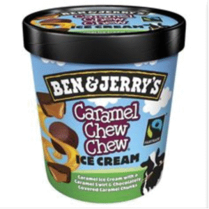 B&J CARAMEL CHEW CHEW 8x465ml.