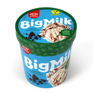 BIG MILK KUBEK VEGAN CHOCO 8x450ml ALGIDA.