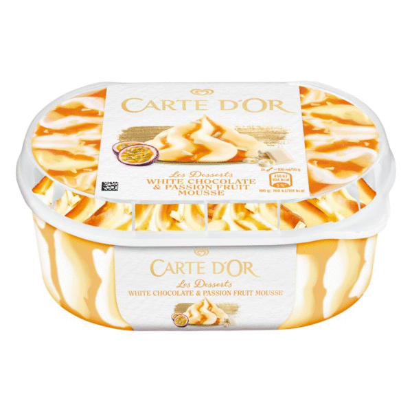 CDO WHT CHO&PASS FRUIT (6X900ML)ALGIDA.