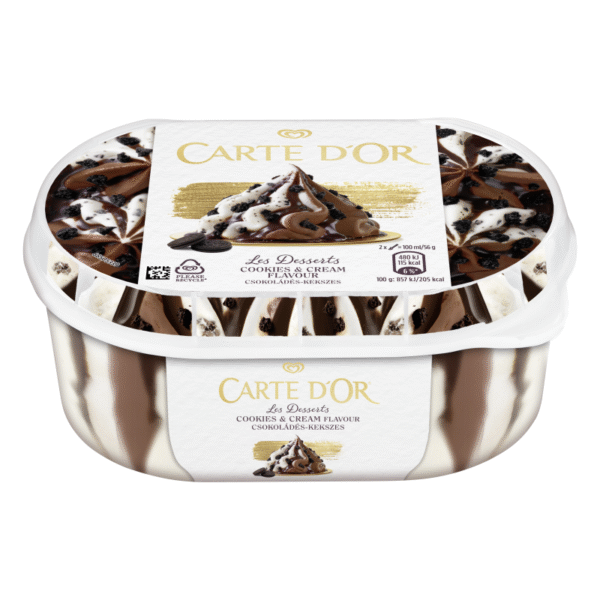 CARTE D'OR COOKIE CREAM 900ml (6szt) ALGIDA.