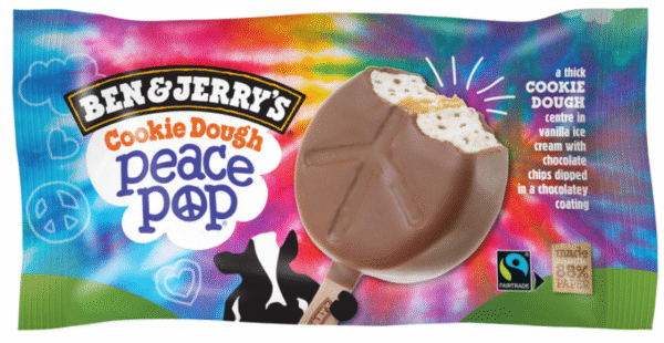 B&J CD PEACE POP STICK (20szt x 80ml).