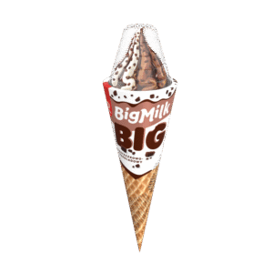 BIG MILK ROŻEK COOKIE&CREAM (24x140ml) ALGIDA.