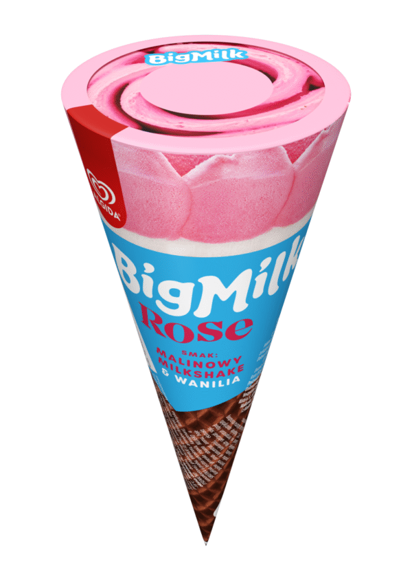 BIG MILK ROŻEK ROSE 24sztx115ml ALGIDA.