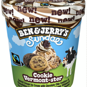 B&J COOKIE VERMONT SUNDAE 8x427ml.