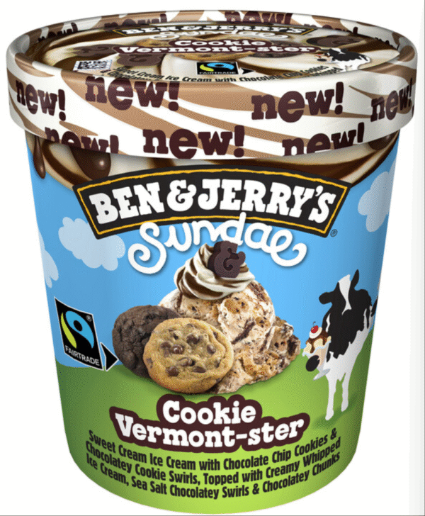 B&J COOKIE VERMONT SUNDAE 8x427ml.