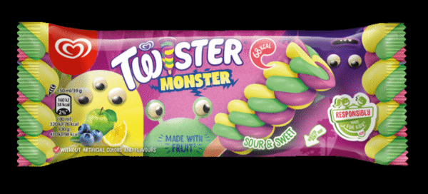 TWISTER MONSTER (35szt x 70ml) ALGIDA.