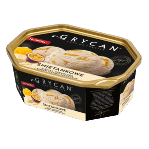 GRYCAN 900ML ŚMIETANKOWE Z BIAŁĄ CZEKOL. I Z SOSEM MANGO MARAKUJA (4szt)