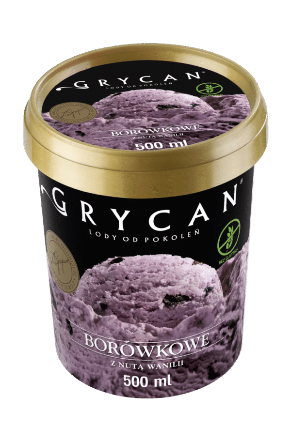 GRYCAN 0.5L BORÓWKOWE Z NUTĄ WANILII (6szt).