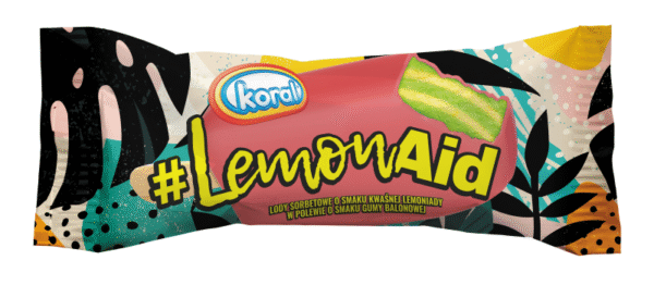 LEMONIADA O SMAKU KWAŚNEJ LEMONIADY 55ml/46szt KORAL.