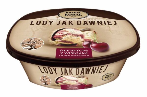 JAK DAWNIEJ ŚMIET/WIŚNI 900ml (6szt) KORAL.