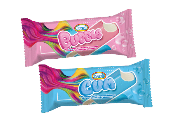 BUBBLE GUM MIX (65ml/48szt) KORAL.