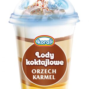 KOKTAJLOWE 220ml ORZECH-KARMEL (15szt).
