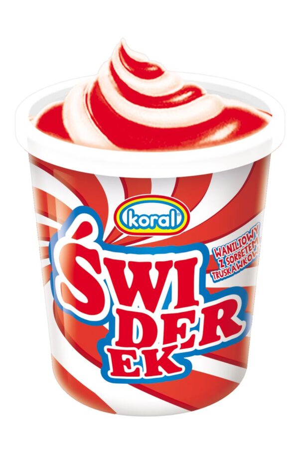 KUBEK ŚWIDEREK TRUSKAWKA (24szt) 150ml.