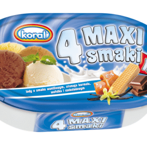 MAXI 4 SMAKI WAN/CZEK/SL.KAR/WAFELEK 1,5L/6szt KORAL.
