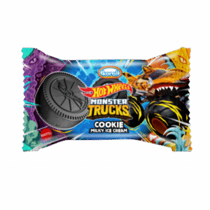HOT WHEELS COOKIE - MLECZNE W CIAST. (100ml/24szt) KORAL.