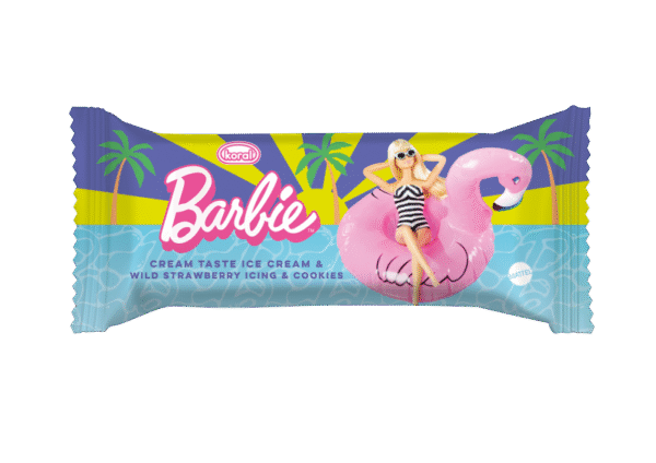 BARBIE - ŚMIET. W POL. POZIOMKOWEJ Z CIAST. PATYK (65ml x 48szt) KORAL