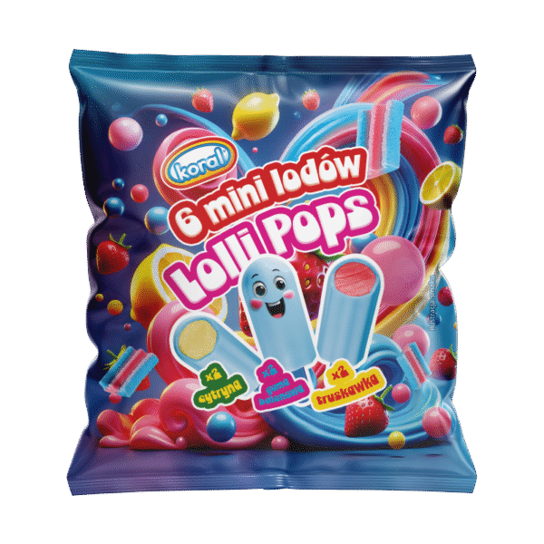 LOLLI POPS MULTIPACK 21szt x (6x15ml) KORAL
