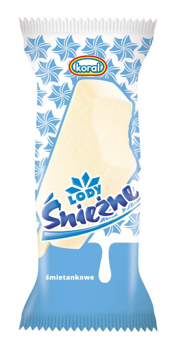 SNIEZNE PATYK SMIETANA (34szt) 110ml KORAL.