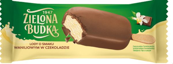 LODY WANILIOWE W CZEKOLADZIE (20SZTX90ML)PATYK ZIELONA BUDKA.