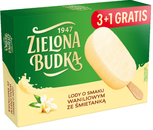 MULTIPAK VANILIA PATYK 8x(3+1 gratis) ZIELONA BUDKA.