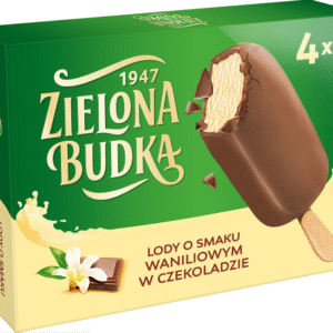 MULTIPAK WANILIOWE W CZEKOLADZIE 8X( 4X90ML)PATYK ZIELONA BUDKA.