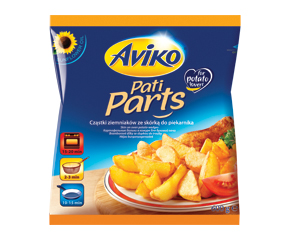 CZĄSTKI ZIEMNIAKA ZE SKÓRKĄ 600g AVIKO.