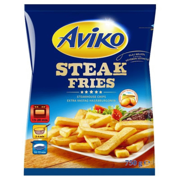 FRYTKA STEAK FRIES 750g AVIKO.