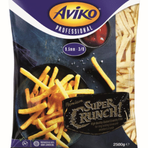 SUPER CRUNCH FRIES 9.5MM (2.5KG) AVIKO.