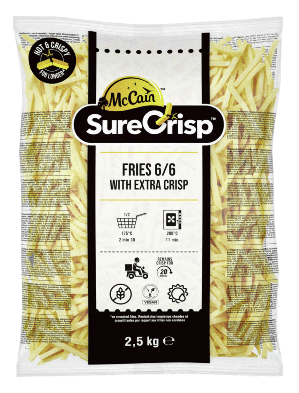 FRYTKI SURE CRISP 6/6 SPECJAL 2.5KG MC CAIN.