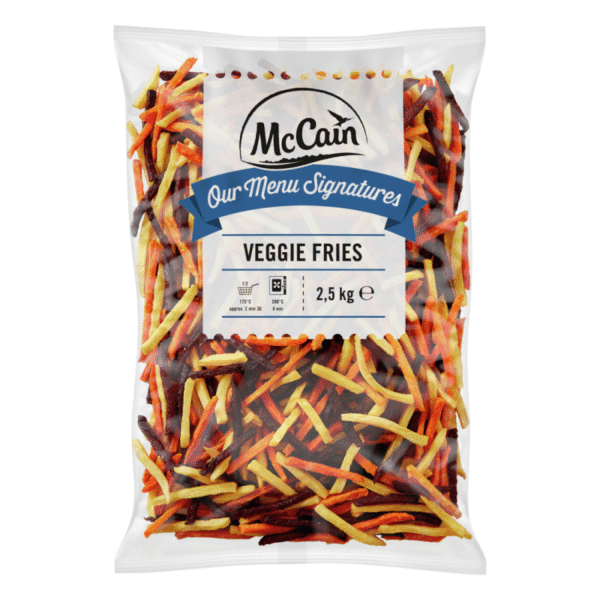 VEGGIE FRIES 2,5 KG MC CAIN (FRYTKI WARZYWNE).