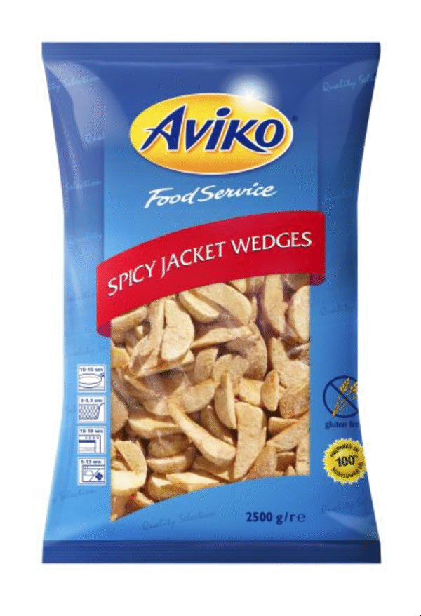 PIKANTNE CZĄSTKI ZIEMN. (SPICY JACKET WEDGES) 2.5KG AVIKO.