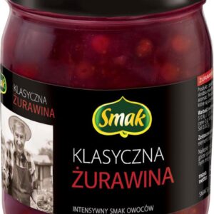 SMAK ŻURAWINA CAŁA 520G.
