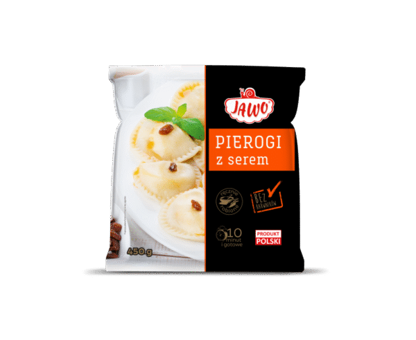 PIEROGI Z SEREM JAWO 450G.