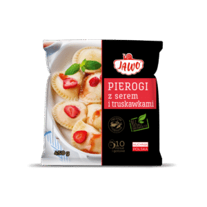 PIEROGI SER TRUSKAWKA JAWO 450G.