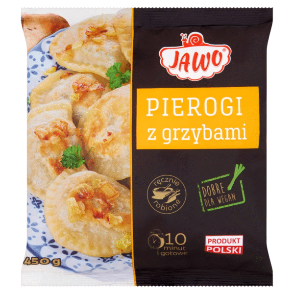 PIEROGI Z GRZYBAMI 450G JAWO.