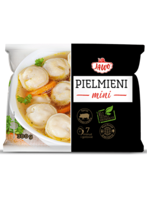 PIELMIENI WIEPRZOWE MINI 300g JAWO.