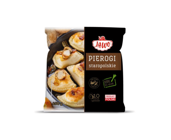 PIEROGI STAROPOL. KASZA.GRZYB.450G JAWO.