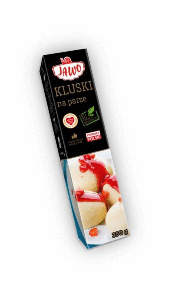 KLUSKI NA PARZE/PYZY DROŻ. 350G JAWO.