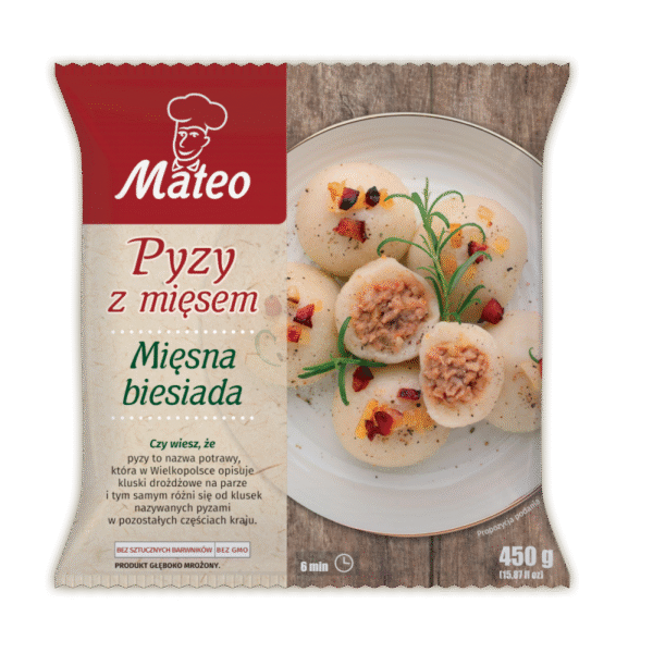 MATEO PYZY MIĘSO 450G (12szt).