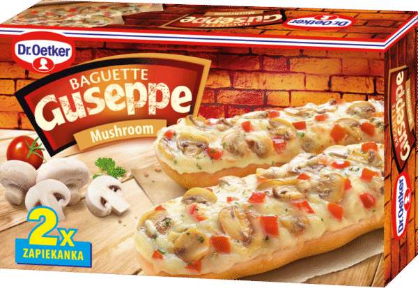 GUSEPPE BAGIETKA PIECZARKA (2szt X 125g) ZAPIEKANKA